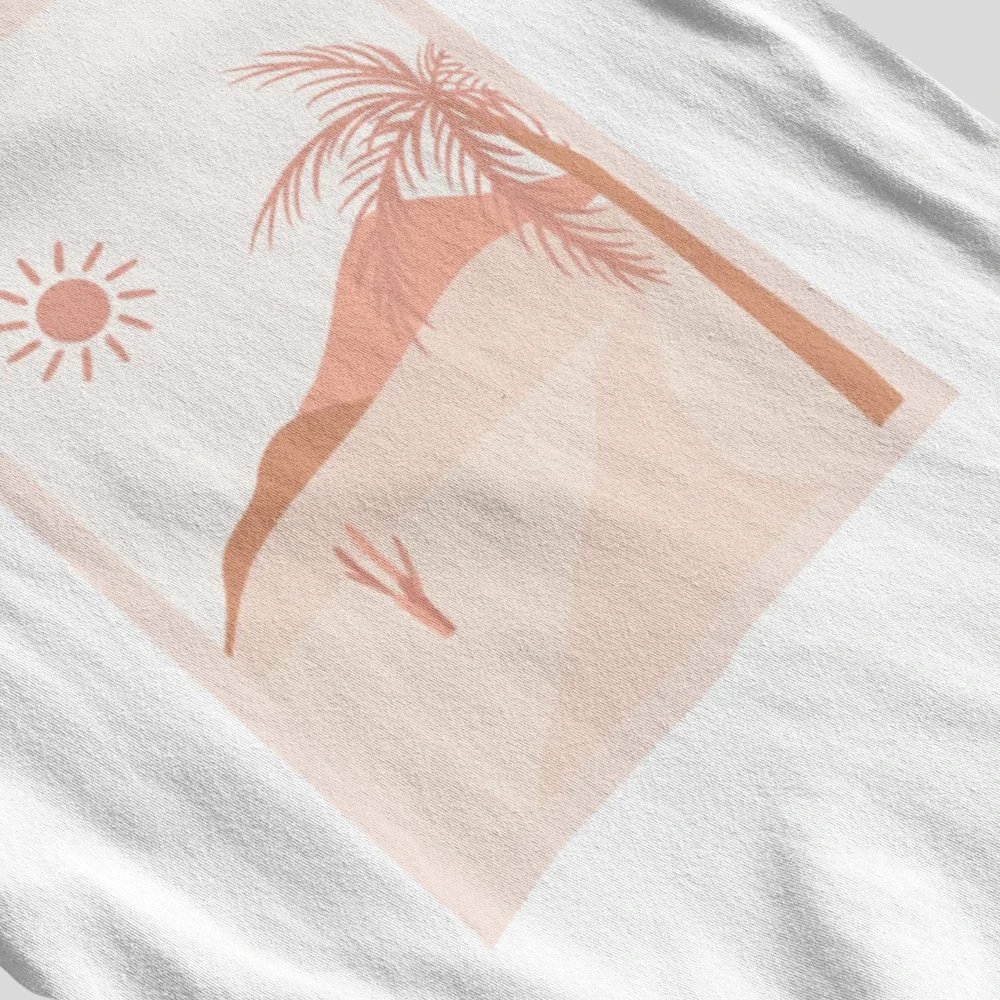 Desert Dunes Dusty Rose Graphic Tee - Picture 4 of 5